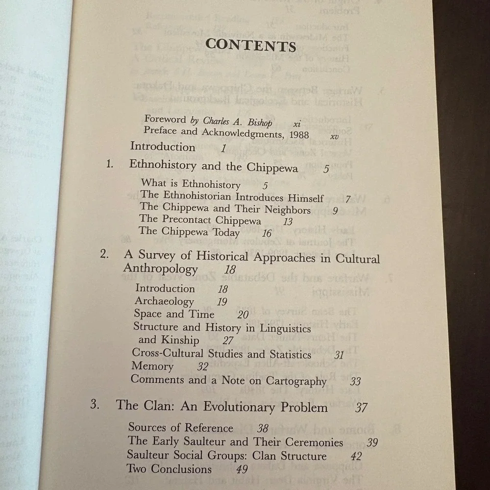 The Chippewa and Their Neighbors Ethnohistory Harold Hickerson 1988 Paperback‎